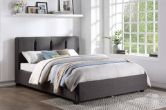 Aitana Graphite Queen Platform Bed - Ornate Home