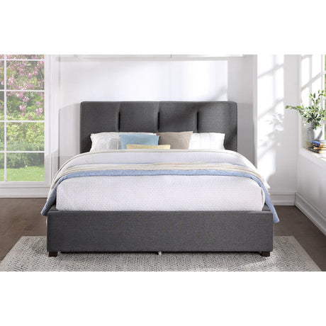 Aitana Graphite Queen Platform Bed - Ornate Home