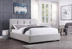 Aitana Gray Full Platform Bed - Ornate Home
