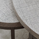 Aiyara Gray Nesting Tables (Set of 2) - Ornate Home
