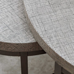 Aiyara Gray Nesting Tables (Set of 2) - Ornate Home