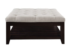 Aizen Beige Ottoman - Ornate Home
