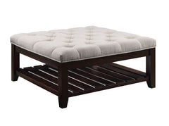 Aizen Beige Ottoman - Ornate Home