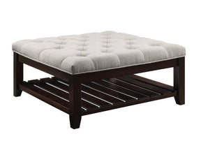 Aizen Beige Ottoman - Ornate Home