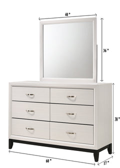 Akerson Chalk White Panel Youth Bedroom Set - Ornate Home