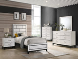 Akerson Chalk White Panel Youth Bedroom Set - Ornate Home