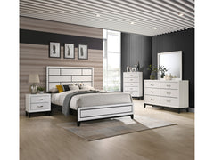 Akerson Chalk White Panel Youth Bedroom Set - Ornate Home