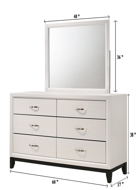 Akerson Chalk White Panel Youth Bedroom Set - Ornate Home