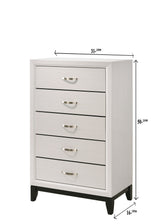 Akerson Chalk White Panel Youth Bedroom Set - Ornate Home