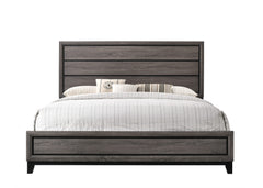 Akerson Gray Panel Bedroom Set - Ornate Home