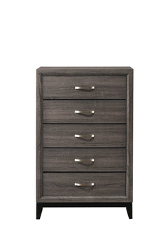 Akerson Gray Panel Bedroom Set - Ornate Home