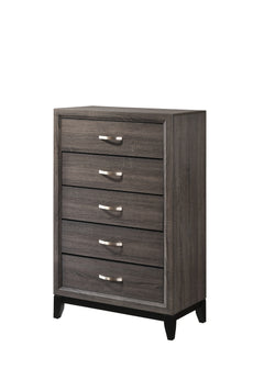 Akerson Gray Panel Bedroom Set - Ornate Home