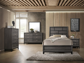 Akerson Gray Panel Youth Bedroom Set - Ornate Home
