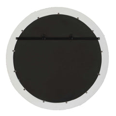 Akiko White Round Mirror - Ornate Home