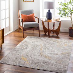 Akins Beige Marble Rug - Clearance - Ornate Home