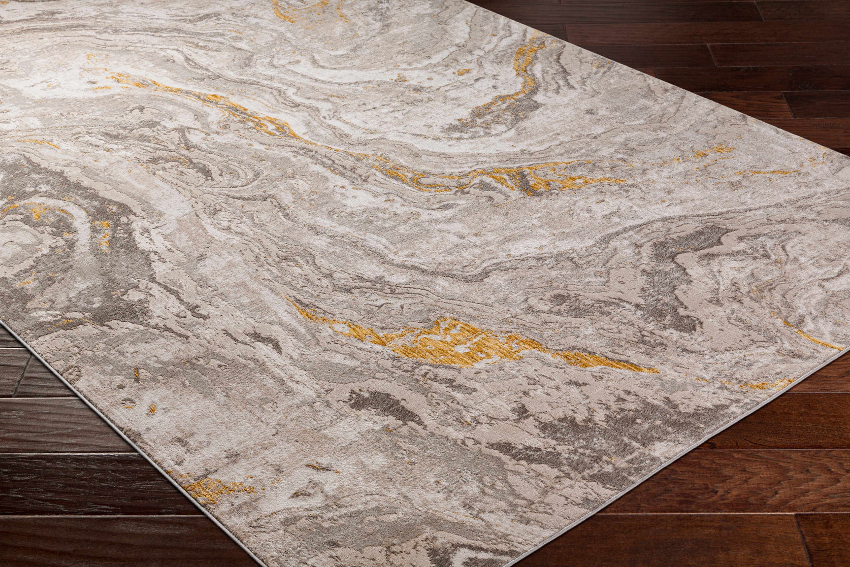 Akins Beige Marble Rug - Clearance - Ornate Home