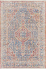 Akio Red & Blue Area Rug - Clearance - Ornate Home