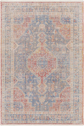 Akio Red & Blue Area Rug - Clearance - Ornate Home
