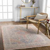 Akio Red & Blue Area Rug - Clearance - Ornate Home