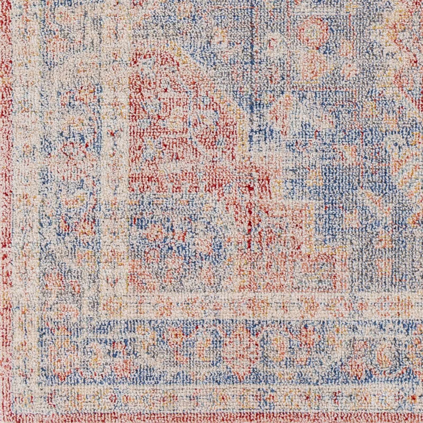 Akio Red & Blue Area Rug - Clearance - Ornate Home