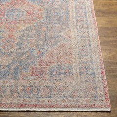 Akio Red & Blue Area Rug - Clearance - Ornate Home
