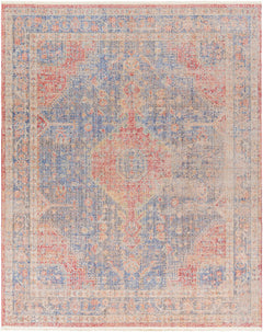 Akio Red & Blue Area Rug - Clearance - Ornate Home