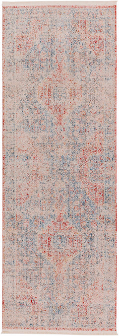 Akio Red & Blue Area Rug - Clearance - Ornate Home