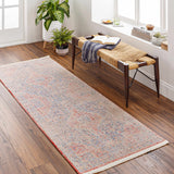 Akio Red & Blue Area Rug - Clearance - Ornate Home