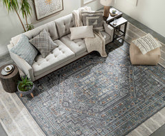 Akle Premium Hand Knotted Wool Area Rug - Clearance - Ornate Home