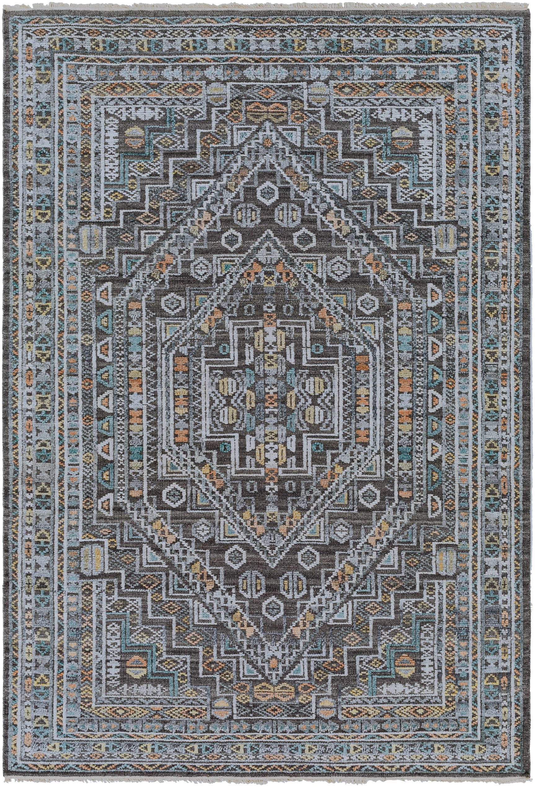 Akle Premium Hand Knotted Wool Area Rug - Clearance - Ornate Home