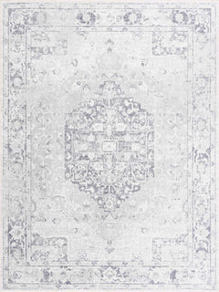 Akram Antrasit Flat Pile Washable Rug - Ornate Home