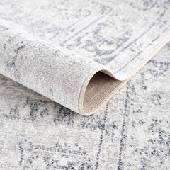 Akram Antrasit Flat Pile Washable Rug - Ornate Home