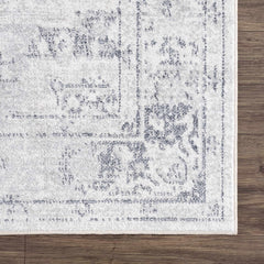 Akram Antrasit Flat Pile Washable Rug - Ornate Home