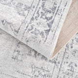 Akram Antrasit Flat Pile Washable Rug - Ornate Home