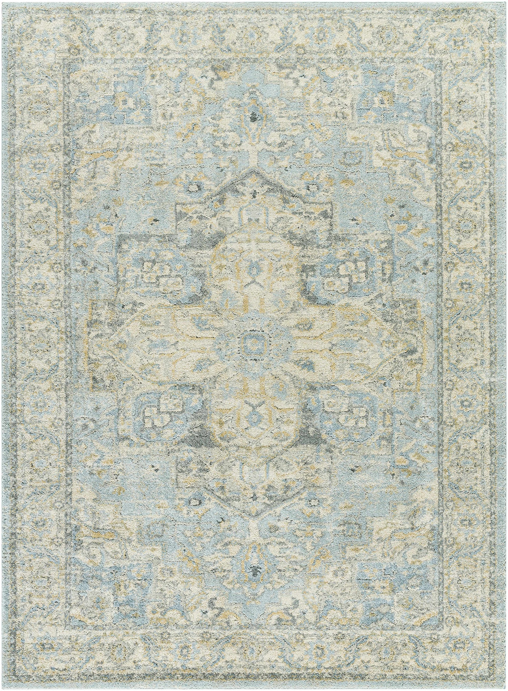 Akshay Beige Thick Luxe Area Rug - Ornate Home