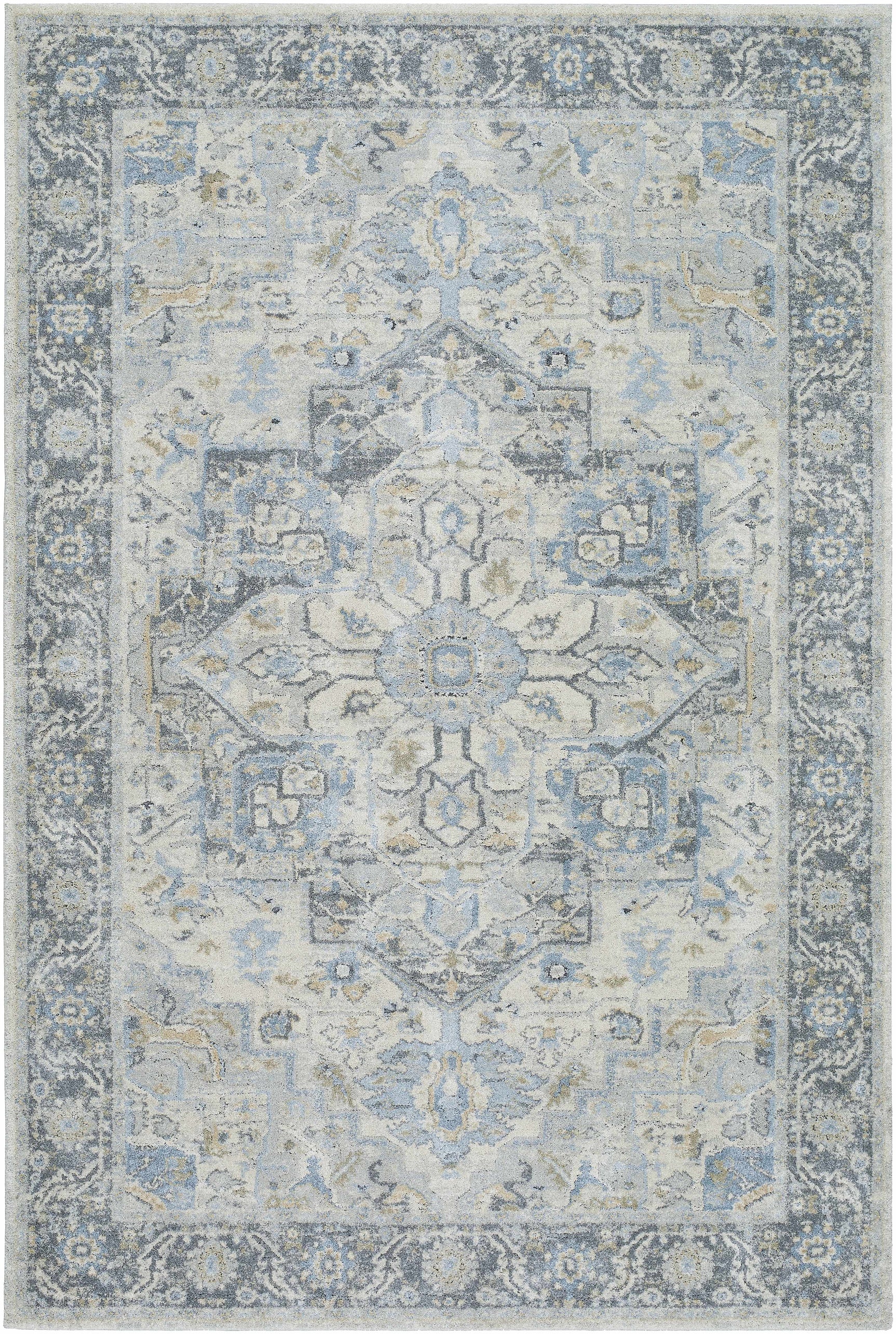 Akshay Light Gray Thick Luxe Area Rug - Ornate Home