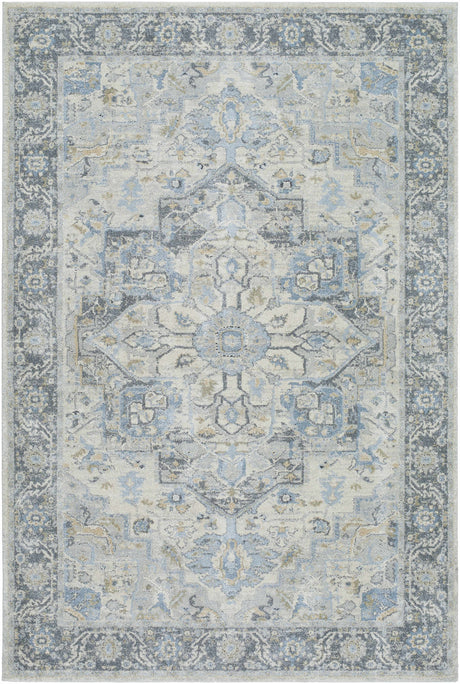 Akshay Light Gray Thick Luxe Area Rug - Ornate Home