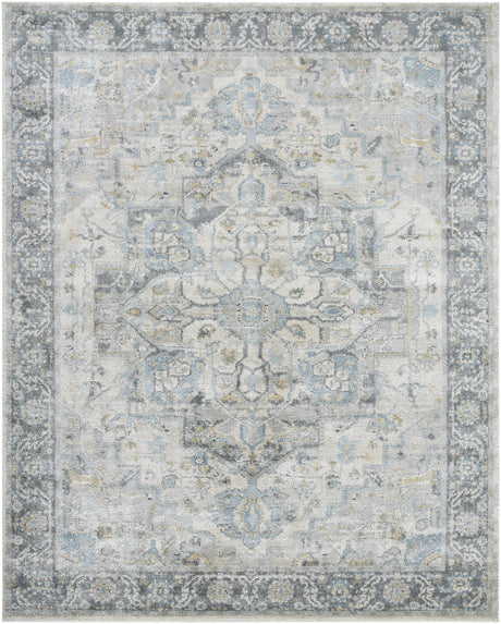 Akshay Light Gray Thick Luxe Area Rug - Ornate Home