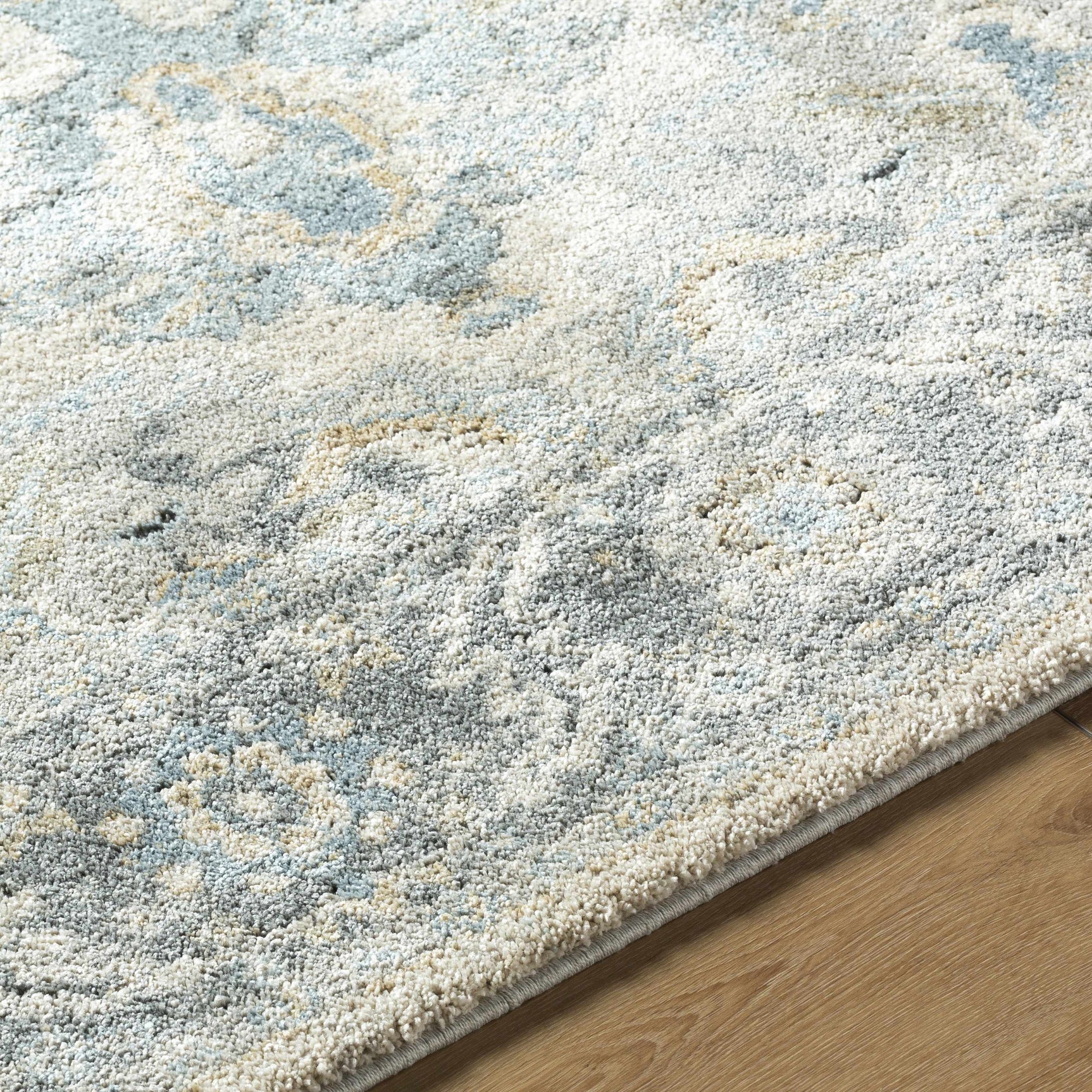 Akshay Light Gray Thick Luxe Area Rug - Ornate Home