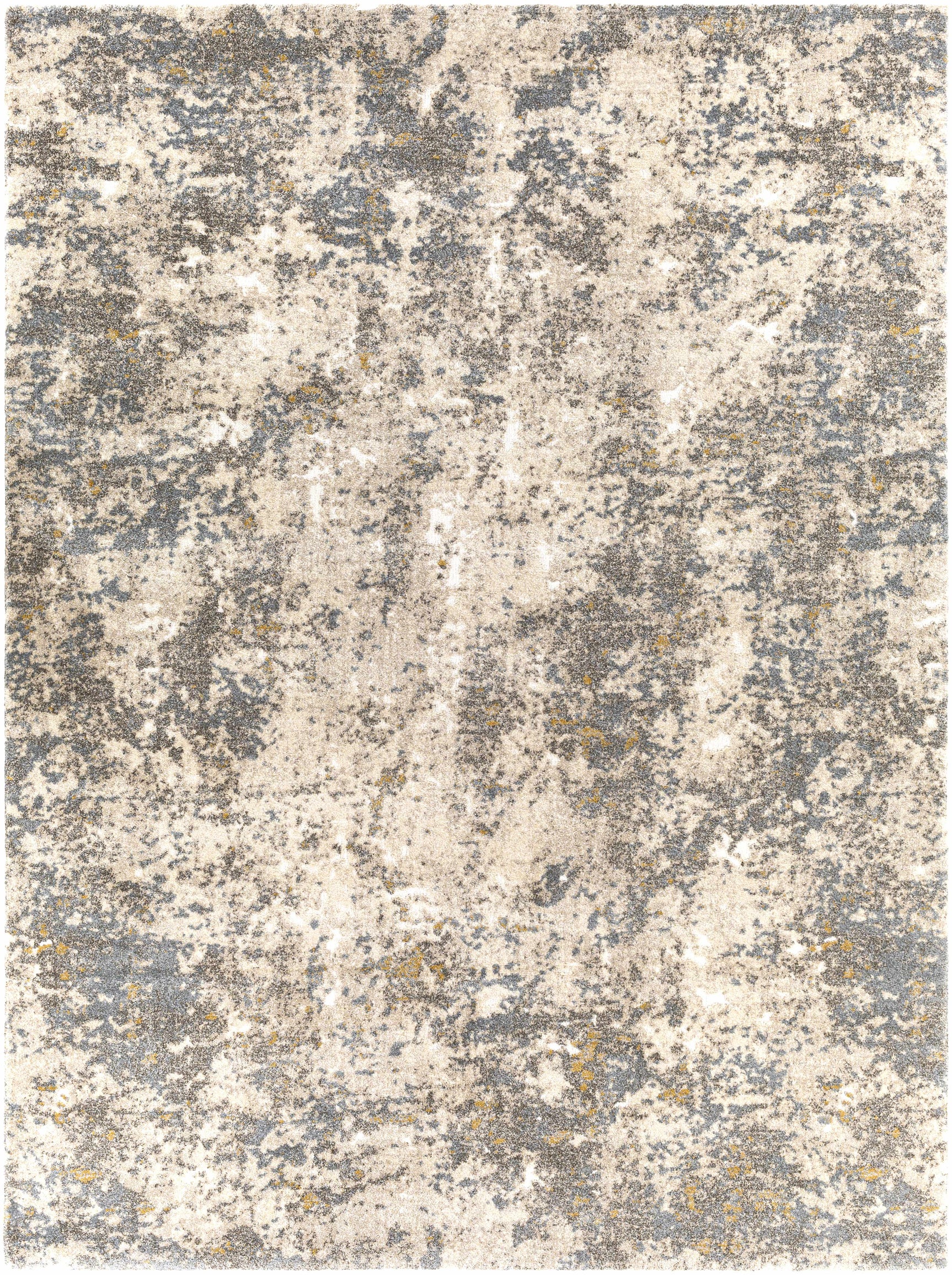 Alabaster Abstract Thick Luxe Rug - Ornate Home