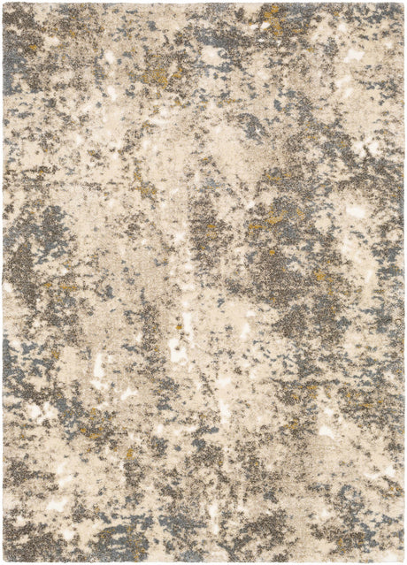 Alabaster Abstract Thick Luxe Rug - Ornate Home