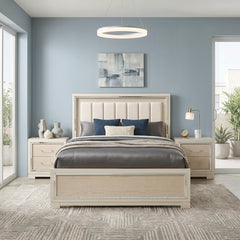 Alabaster Beige California King Bed - Ornate Home