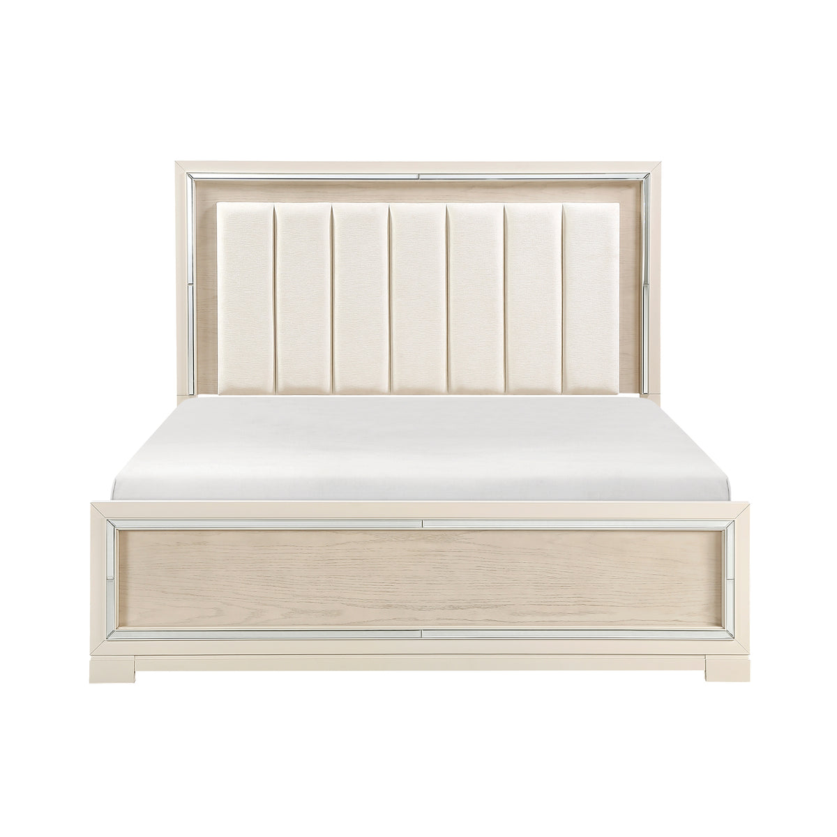 Alabaster Beige California King Bed - Ornate Home