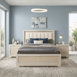 Alabaster Beige California King Bed - Ornate Home