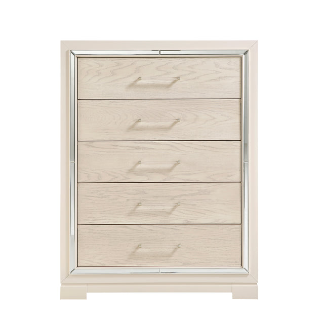 Alabaster Beige Chest - Ornate Home