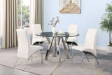 Alaia Chrome Round Dining Room Table - Ornate Home