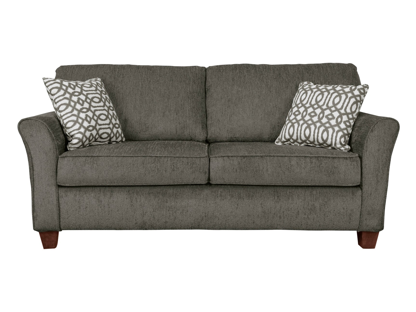 Alain Brown Loveseat - Ornate Home
