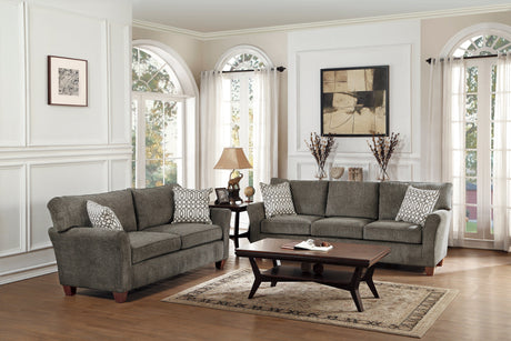 Alain Brown Loveseat - Ornate Home