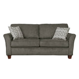 Alain Brown Loveseat - Ornate Home