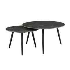 Alaina Black 3-Piece Pack Occasional Set - Ornate Home